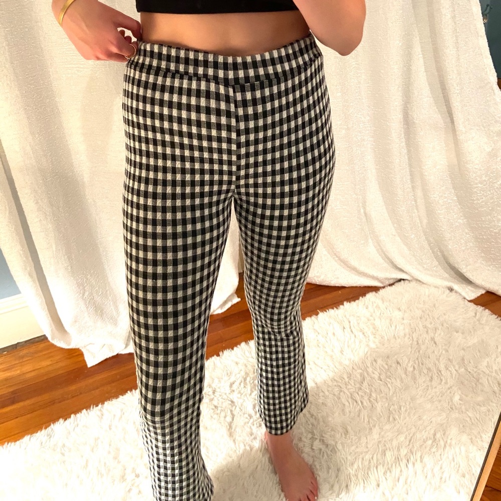Urban outfitters high waisted gingham pants